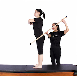 Postura con anteversión pélvica
